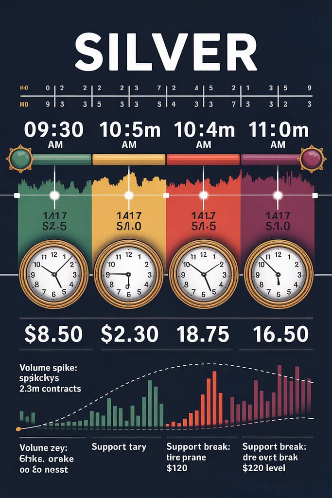 Breaking Down the Minute-by-Minute Timeline of Silver Drops $12