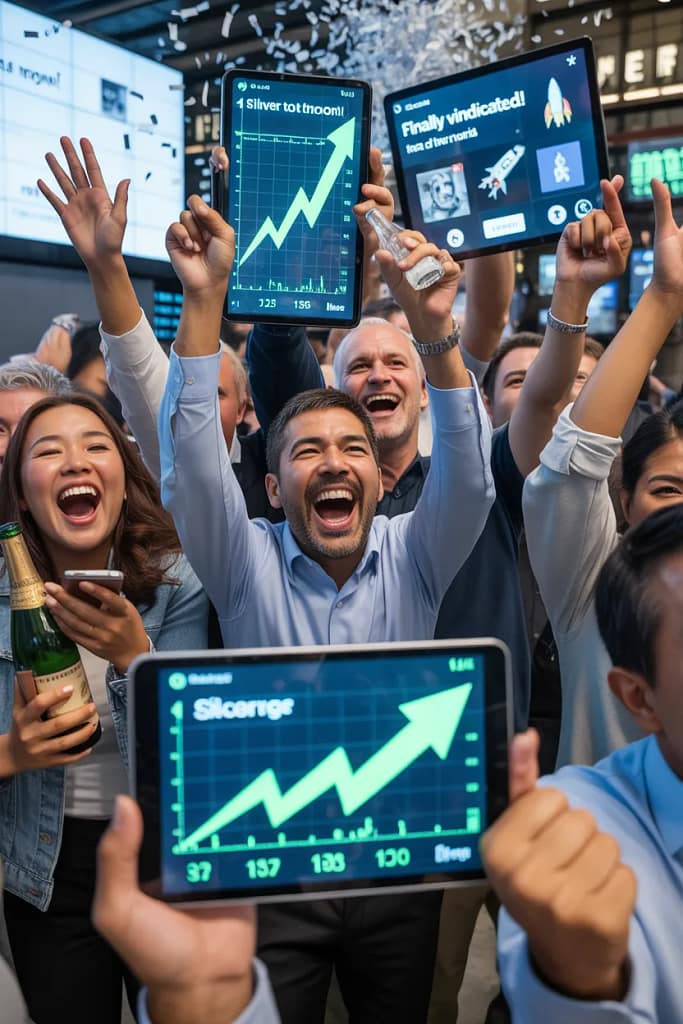 Bulls Celebrate During Most Violent 48 Hours in Silver