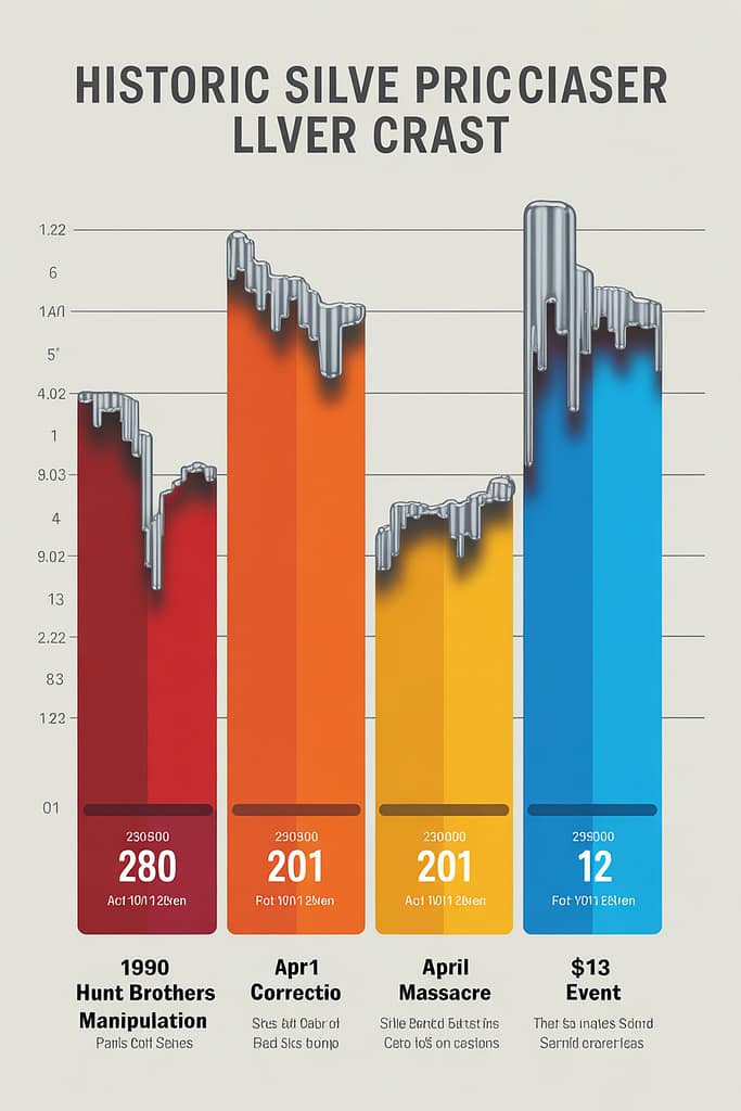 How Silver Drops $12 Compares to Historic Market Crashes
