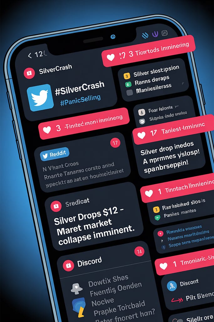 Silver Drops $12 and Social Media's Role in Amplifying Volatility